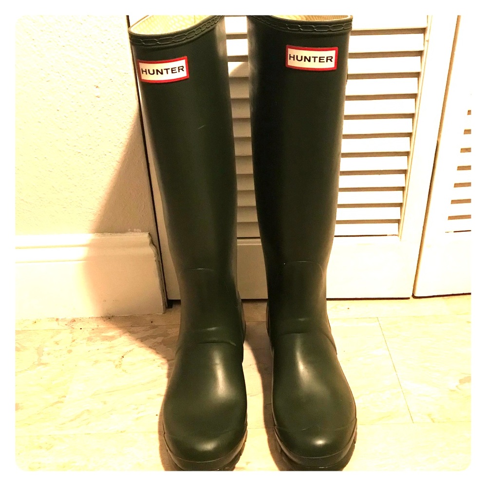 Original Tall Hunter Boots 9 Dark Olive